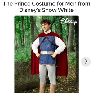 Disney Snow White Prince Costume - Blue and Red